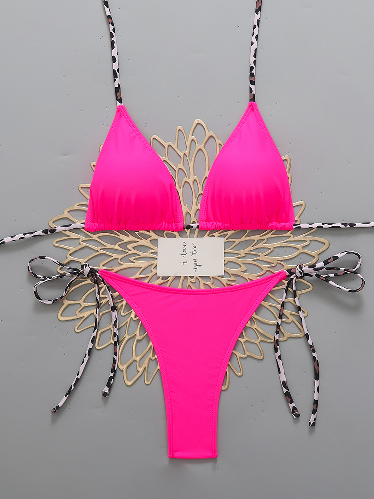 Thong Bikini Women - Sexy Leoparden-Bikini für Damen 2026, Badeanzug