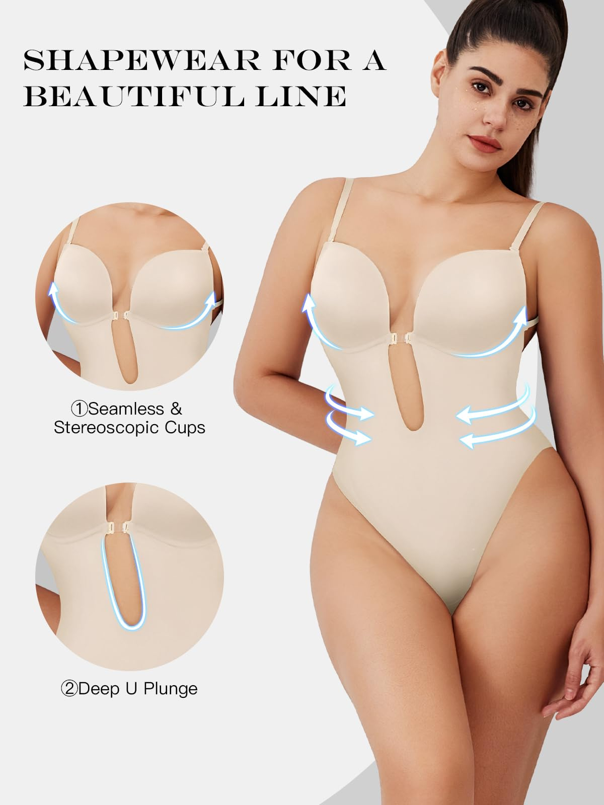 Figurformender Bodysuit mit un – Corset Waist Cinch Bewertung und Preis